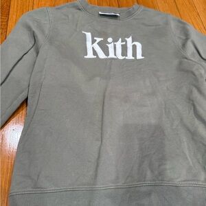 Kith Men's Olive Crewneck Sweater